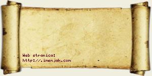 Jovana Čubrović vizit kartica